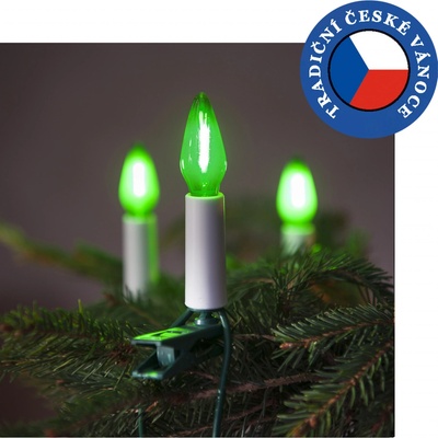 Souprava Felicia LED FILAMENT zelená SV-16 16 žárovek FILAMENT 14V 0,2W