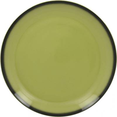 RAK Porcelain Talíř mělký kulatý 29 cm zelená RAK-LENNPR29LG