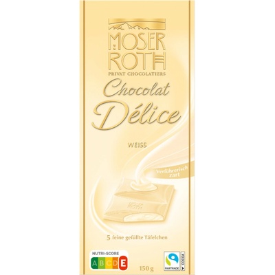 Moser Roth Chocolat Délice Bílá 150 g