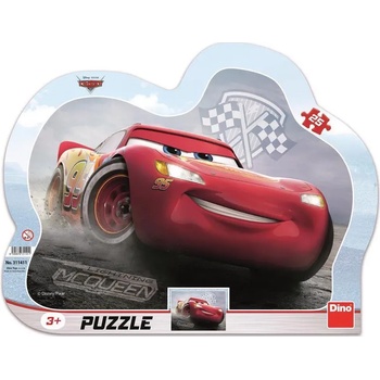 Image 1 of Dino - Puzzle Cars: Lightning McQueen 25 pieces - 1 - 39 piese