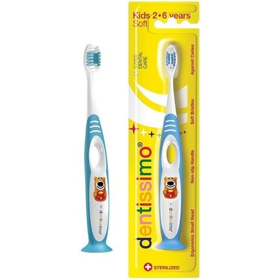 Dentissimo zubní kartáček Kids Brush Soft 2-6 let modrý