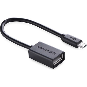 Ugreen 10396 USB, USB 2.0, USB A Micro-USB B, 0,12m, černý