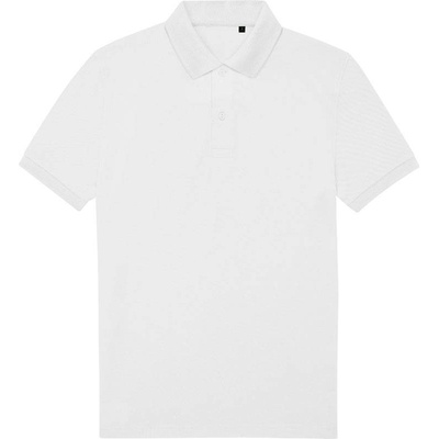 B&C My Eco Polo 65/35 Piqué polo tričko biele