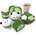 Hape Детски дървен комплект Hape - Зелен чай, 8 части (H3195)