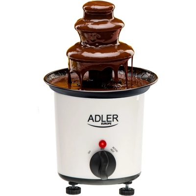 Adler Шоколадов фонтан Adler AD 4487, 30W, 200ml, 80C, Светлинен Индикатор, Бял (9999AD4487)