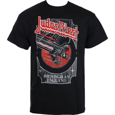 ROCK OFF тениска метална мъжки Judas Priest - Сребро И червен Отмъщение - ROCK OFF - JPTEE14MB
