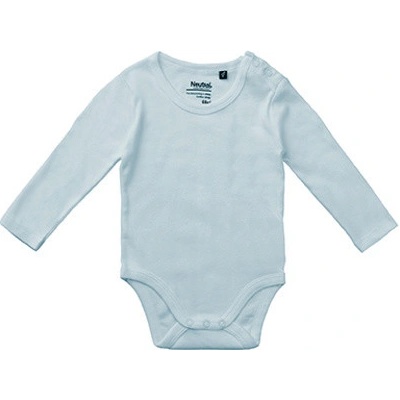 Neutral Dojčenské body s dlhým rukávom NE Light Blue