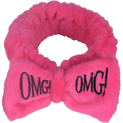 HARAHU Козметична лента за глава omg - Тъмно Розова kp7746 (7746)