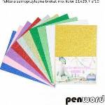 Penword Glitter Adhesive Cardboard 10 Colors