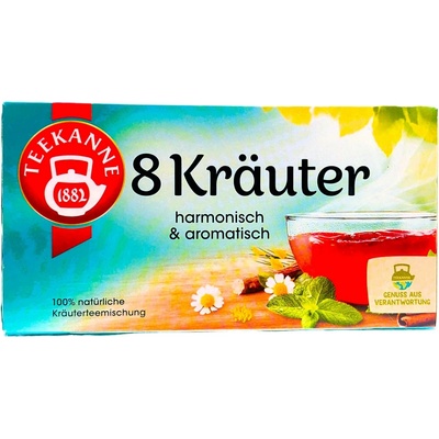 TEEKANNE 8 Kraüter bylinkový čaj 20 x 2 g