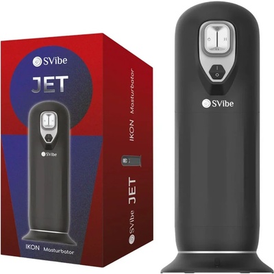 Мастурбатор с нагряваща база и тласкаща функция - Svibe Ikon Jet (D-245135)