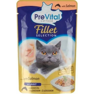 PreVital Naturel vrecko losos 85 g