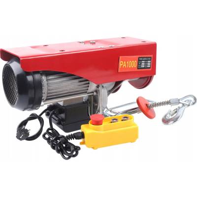 ELEKTRICKÝ ZDVIHÁK 1600W 1000KG NOSNOSŤ IP40 S NÚDZOVÝM ZASTAVENÍM