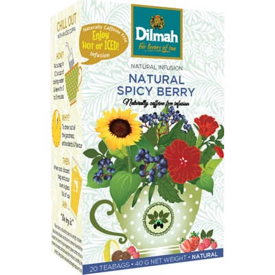 Dilmah Naturally Spicy Berry Bylinkový čaj 20 x 1,5 g