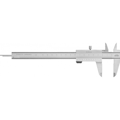 KINEX Posuvné měřítko s hloubkoměrem vnitř.měřením-pro leváky din 862 150/40mm 6002-12-150