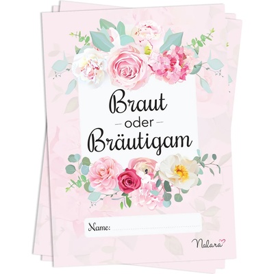 Spielehelden Сватбена игра Булка vs. Младоженец Въпроси за булката и младоженеца 50бр. DIN A5 (AMZ-PKS-8) (AMZ-PKS-8)