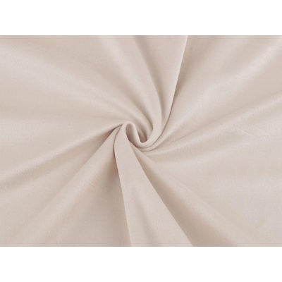 Samet / velvet hladký šíře 280 cm, střední, 1 (260 g/m²) béžová světlá
