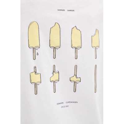 Samsoe Samsoe Памучна тениска Samsoe Samsoe SACAMINO (F25200025)