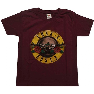 Guns N Roses Classic Logo Maroon Red