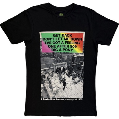 The Beatles Rooftop Songs Gradient Black L Риза (<![CDATA[BEATTEE417MB03]]>)