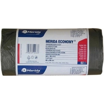 Merida sáčky HDPE 6µm 70l 50ks černé