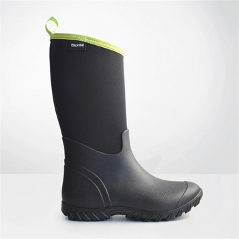 Image 1 of Brogini Обувки Brogini Belmont Waterproof Mid-Calf Muck Boots - Black/Lime