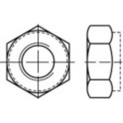 TOOLCRAFT TO-5374725 šestihranné matice M3 nerezová ocel A2 1000 ks