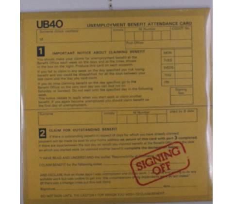 Signing Off - UB40 LP