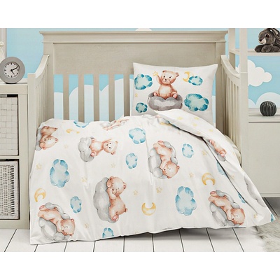 Matějovský povlečení Baby Bears smetanové 100 x 135 cm 40 x 60 cm – Zboží Dáma