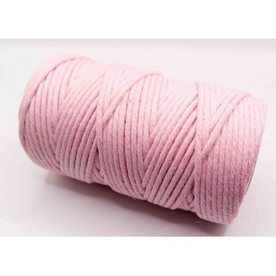 Macrame - ružová - priemer 0,2 cm - návin cca 100 metrov