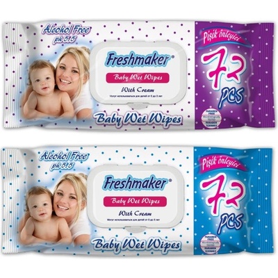 Freshmaker vlhčené ubrousky pro děti 72 ks