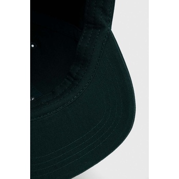 Kangol Памучна шапка с козирка Kangol в зелено с апликация (K5165HT.PN317)