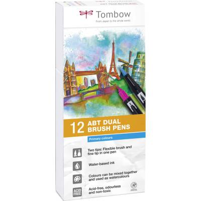 Fixy Tombow - oboustranné 12 ks - Basic color TABT-12P-1