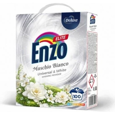Deluxe Enzo prací prášek Elite Universal & White Muschio Bianco 5,5 kg 100 PD