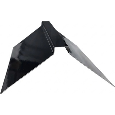 !Protec hrebenáč Design pozink 20 cm RAL 9005 Čierna 1 m