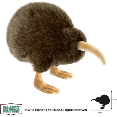 Wild Planet Плюшена играчка, Киви птица 32см Wild Planet (K8260)