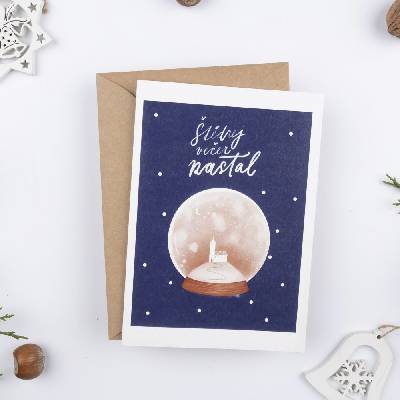 Be Nice EKO vánoční přání Štědrej večer nastal