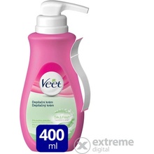 Veet Silk & Fresh depilačný krém pre citlivú pokožku 400 ml