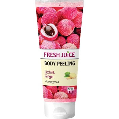 Fresh Juice Body Peeling Litchi & Ginger telový peeling 200 ml