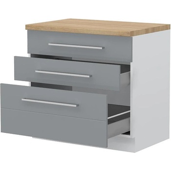 Долен кухненски шкаф с чекмеджета Highline R-90-3MBOX/3