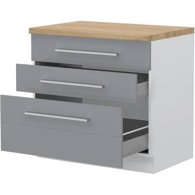 Долен кухненски шкаф с чекмеджета Highline R-90-3MBOX/3
