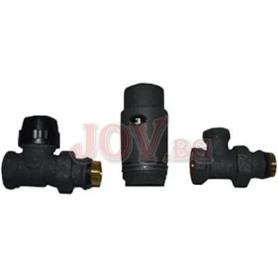 THS Thermostyle Радиаторен сет cayman-3 black ths 1/2 прав