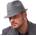 Мъжка зимна шапка Fedora HatYou CP0760, Сив меланж