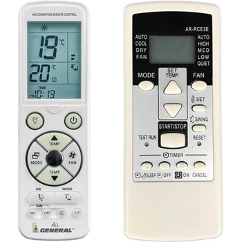 General Fujitsu ar-rce3e - луксозно с подсветка дистанционно управление (ar-rce3e)