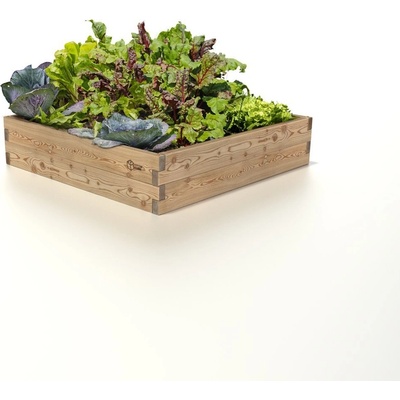 Grow Cube Vyvýšený záhon 467,4 x 120 x 70 cm červený smrek impregnácia olejovoskom