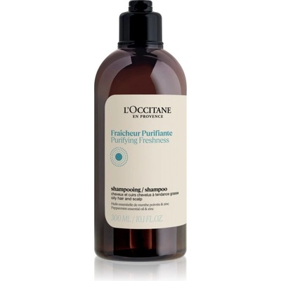 L'Occitane en Provence Šampon pro mastné vlasy Purifying Freshness 300 ml