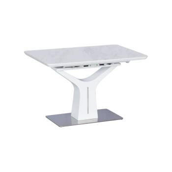 Carmen Разтегателна трапезна маса tarnow - бяла