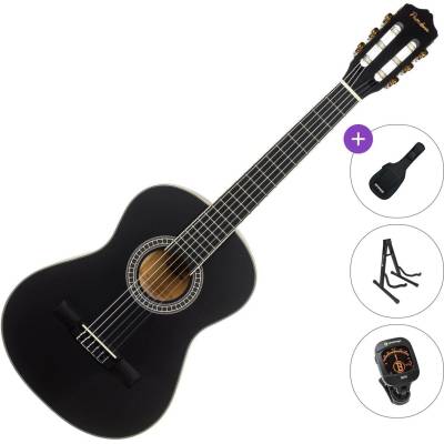 Pasadena PC-10-3/4 Standard SET Black Класическа китара с размер 3/4