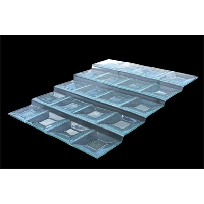 3D the glassware company D-Дисплей за етажно сервиране 44*55см -5 нива, 20 местен (5А85-001) БЯЛО (0103107)