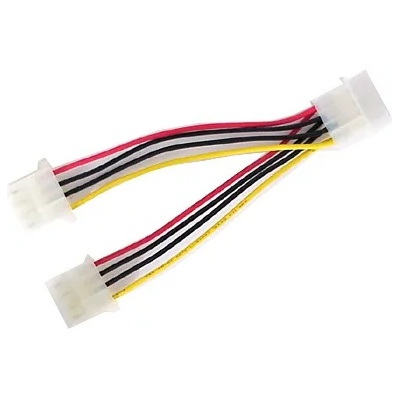 OEM Molex Power 4pin - 2pcs Molex Power 4pin M/F захранващ кабел XFYKAB5-5 (XFYKAB5-5)